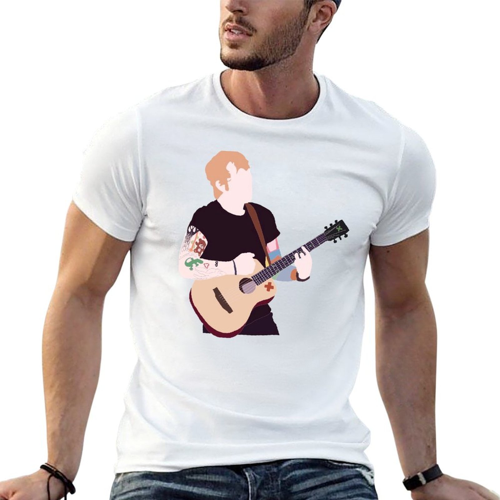 Anime Merchandise T-Shirts - Official Merchandise of ed sheeran T-Shirt