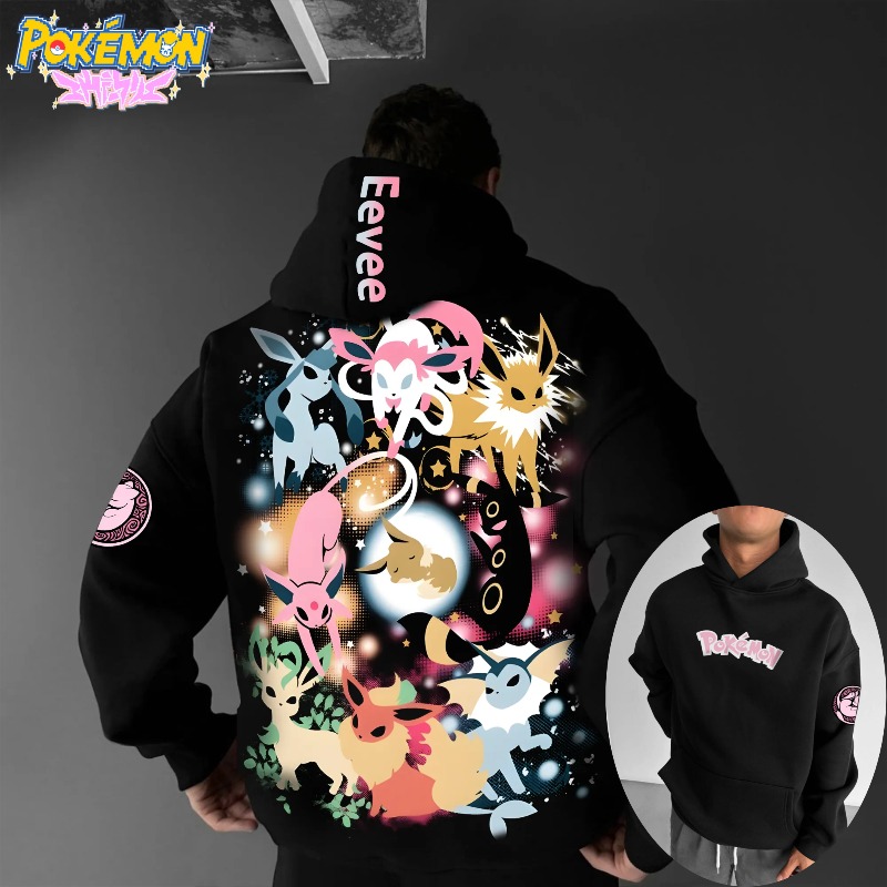 Anime Merch Hoodie - 2025 Pok É Mon Classic Character