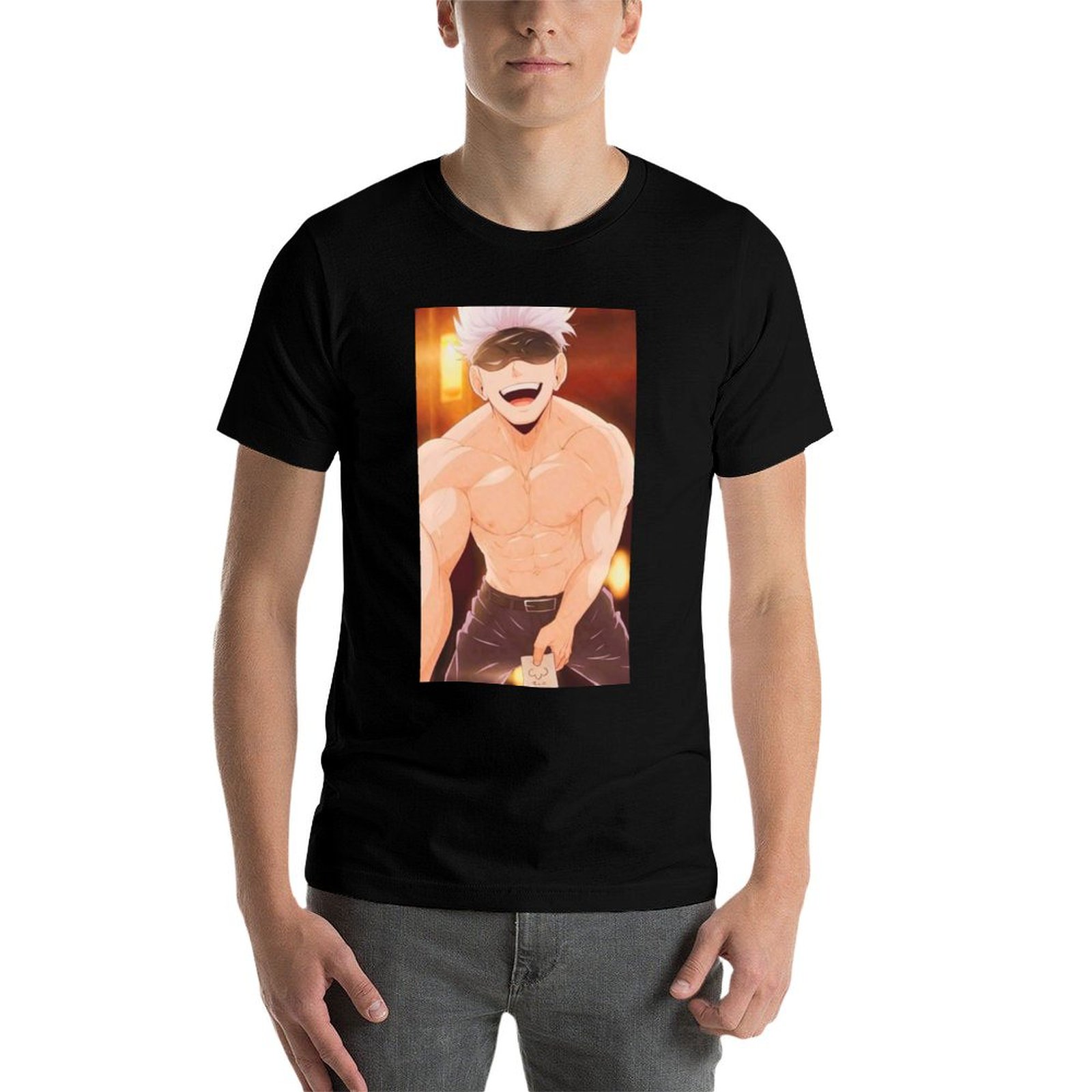 Gojo Satoru Merchandise T-Shir - Anime Merchandise T-Shirts recension och pris