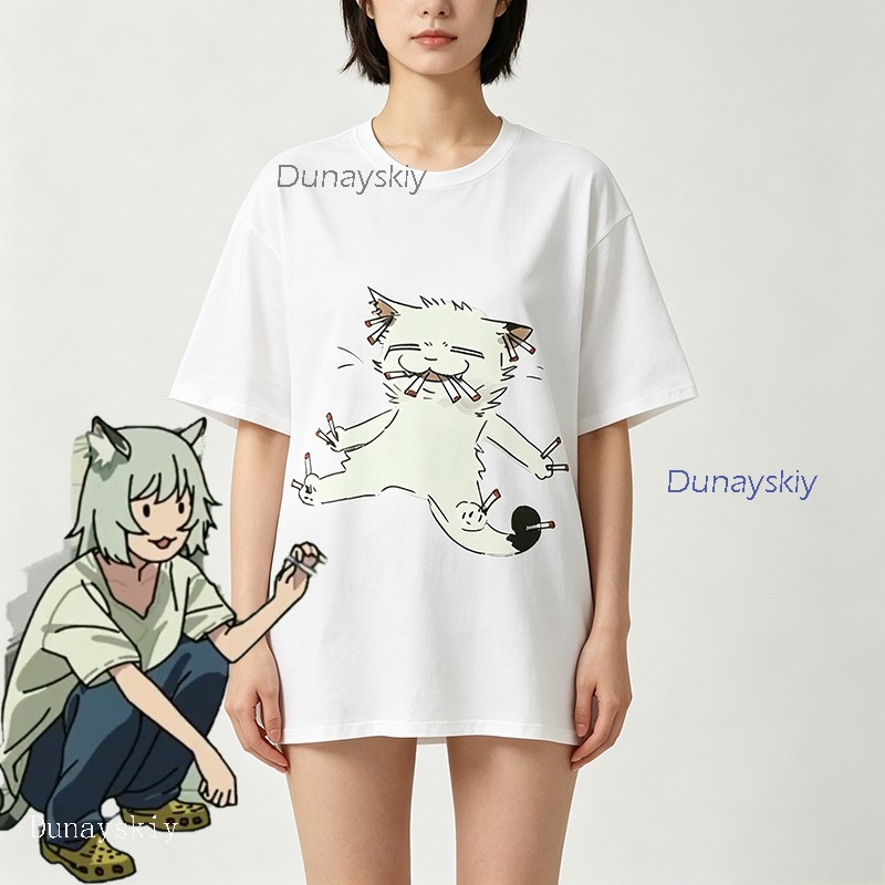 YesOk Chainsmoker Cat Yaniko S - Anime Merchandise T-Shirts recension och pris