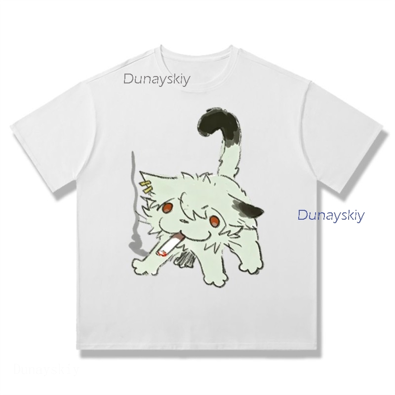 YesOk Chainsmoker Cat Yaniko S - Anime Merchandise T-Shirts recension och pris