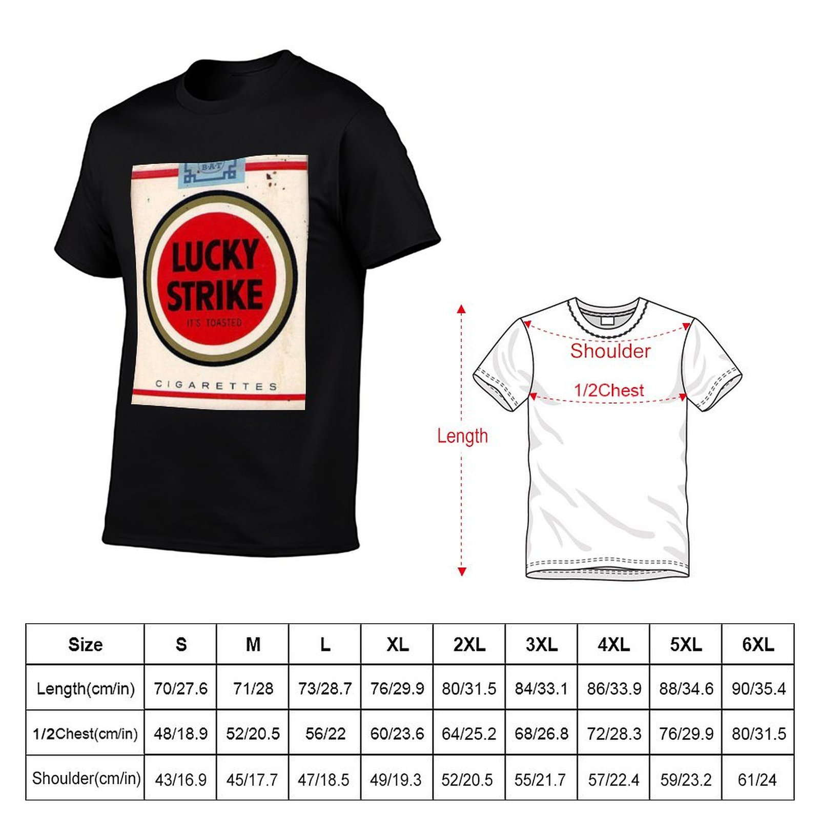 BEST SELLER Lucky Strike Merch - Anime Merchandise T-Shirts recension och pris
