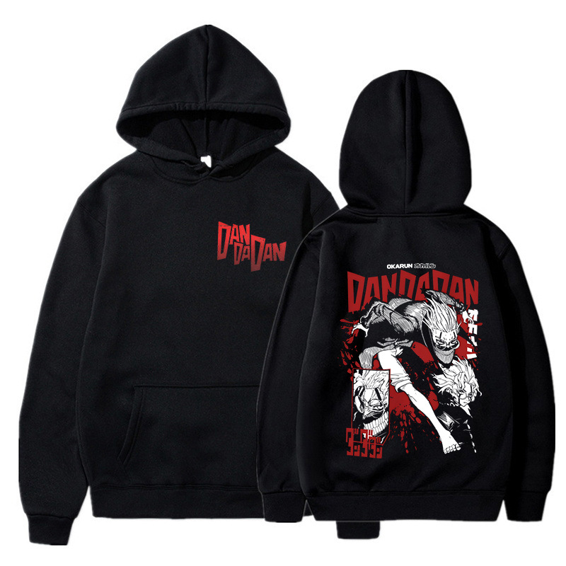 Dandadan Ayase Momo Okarun Gra - Anime Merch Hoodie recension och pris