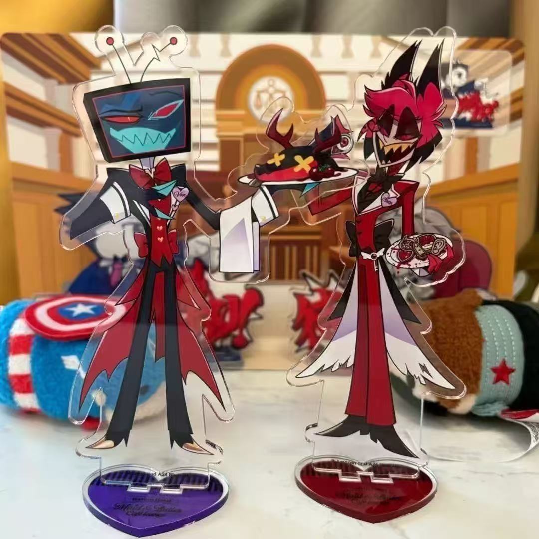 2pcs Hazbin Anime Peripherals  - Anime Merchandise Collection recension och pris