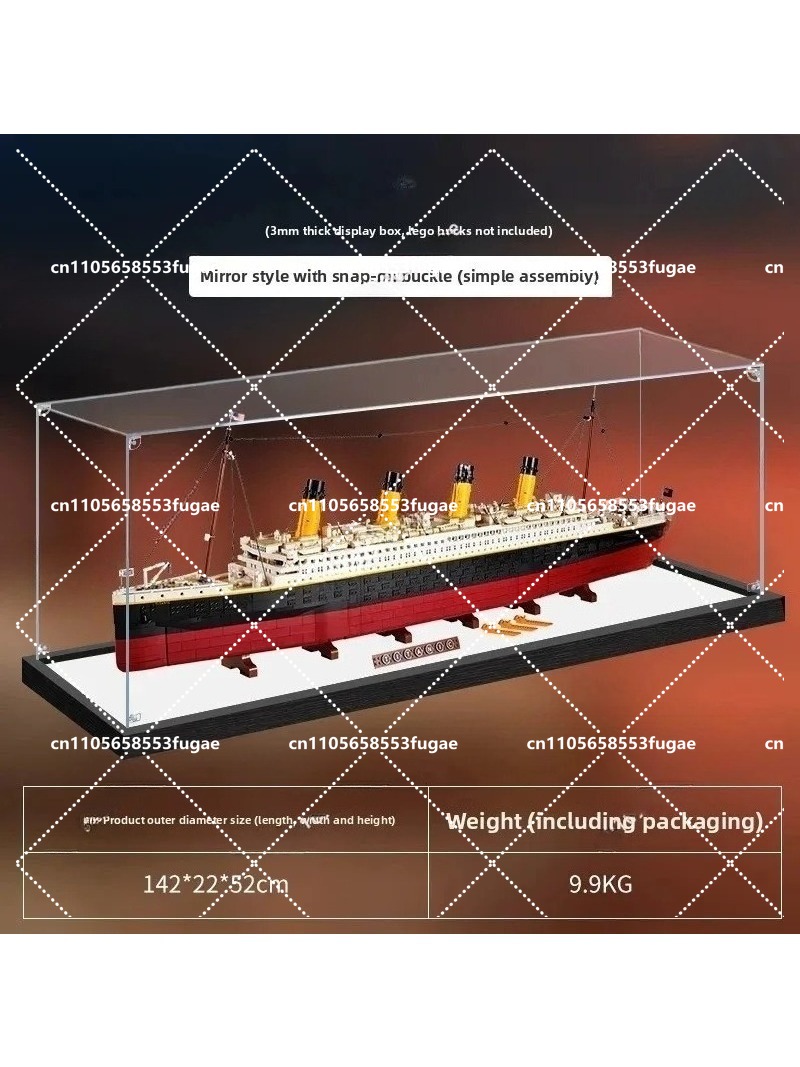 Suitable for 10294 Titanic mod - Figure Display Box recension och pris