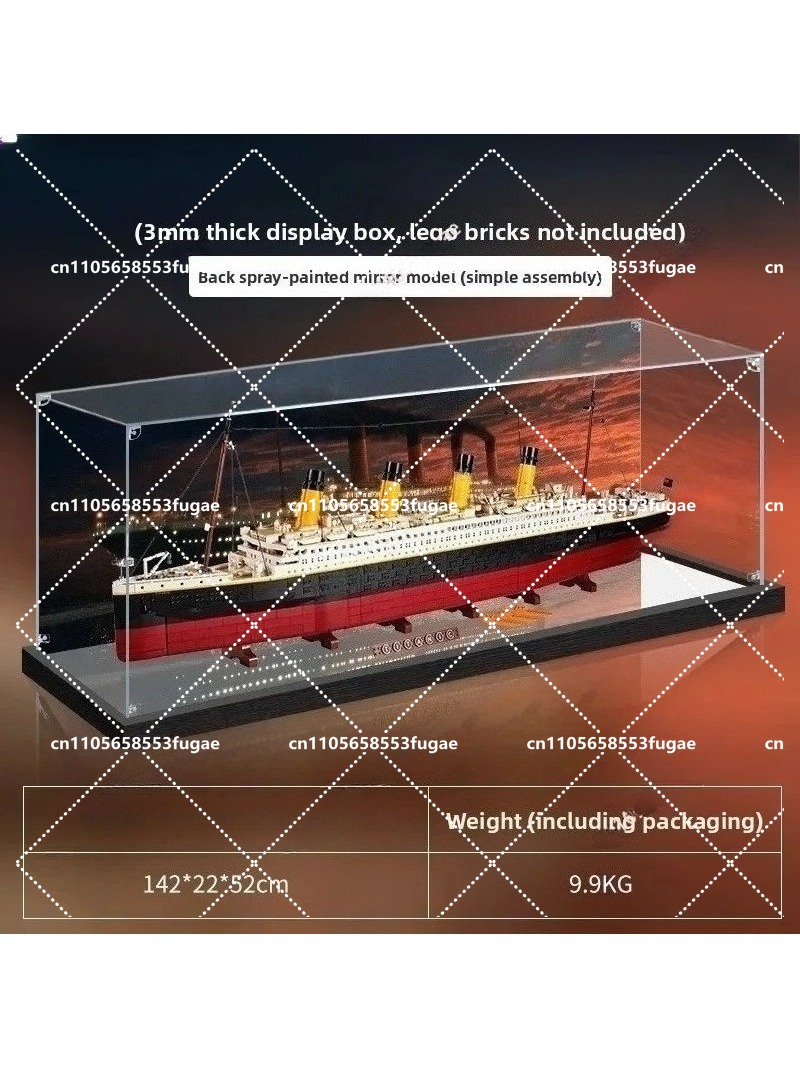 Suitable for 10294 Titanic mod - Figure Display Box recension och pris