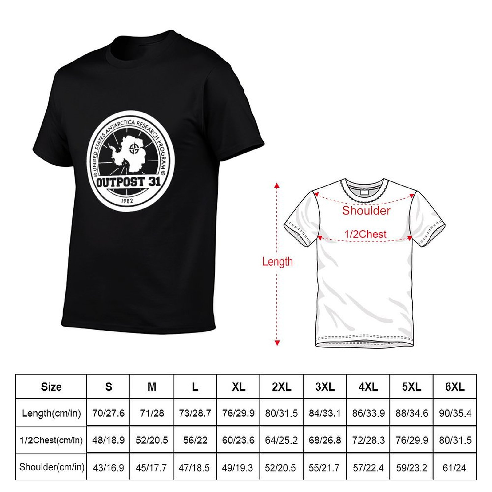Outpost 31 Logo MERCHANDISE T- - Anime Merchandise T-Shirts recension och pris