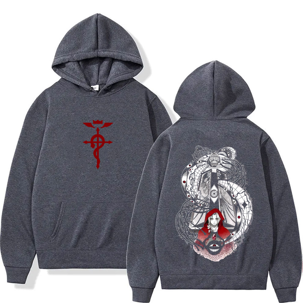Hot Japanese Anime Fullmetal A - Anime Merch Hoodie recension och pris