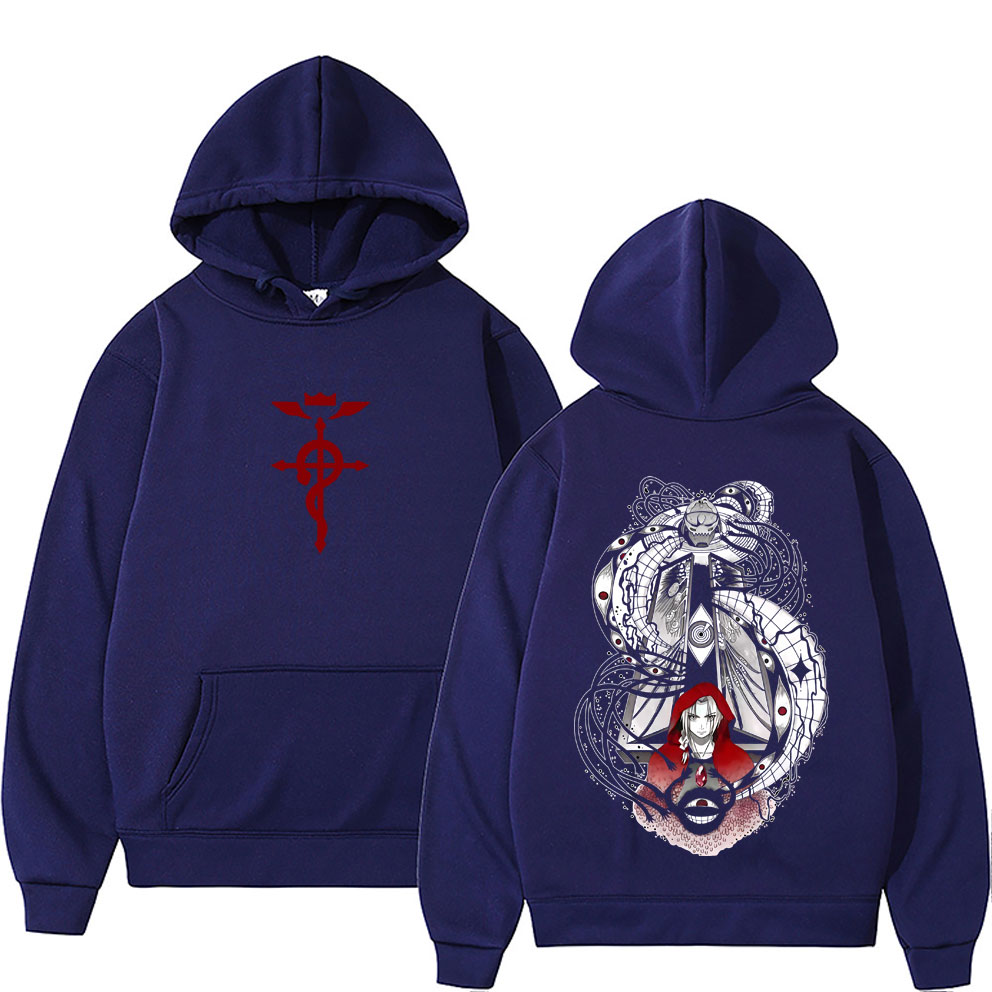 Hot Japanese Anime Fullmetal A - Anime Merch Hoodie recension och pris