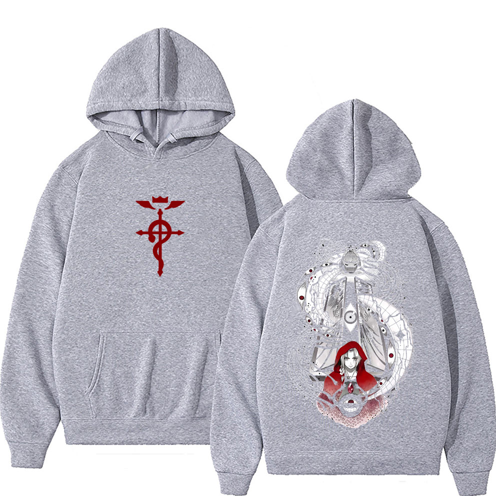 Hot Japanese Anime Fullmetal A - Anime Merch Hoodie recension och pris