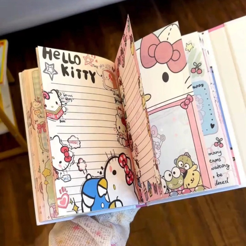 Hello Kitty Hollow Out Three F - Art Book Illustration recension och pris