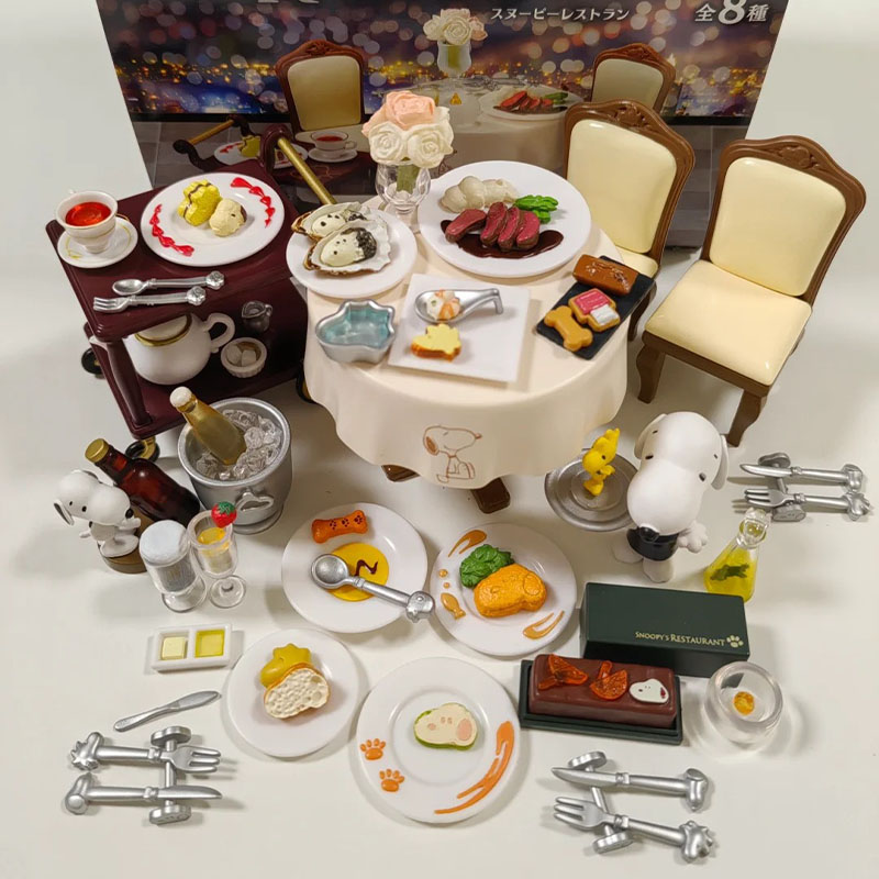 rement Snoopy Restaurant Ameri - Figure Display Box recension och pris
