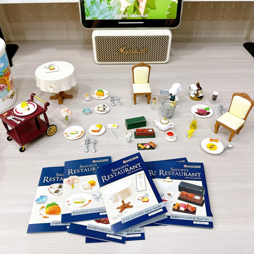 rement Snoopy Restaurant Ameri - Figure Display Box recension och pris